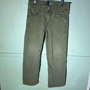 Boys Green Jeans 6